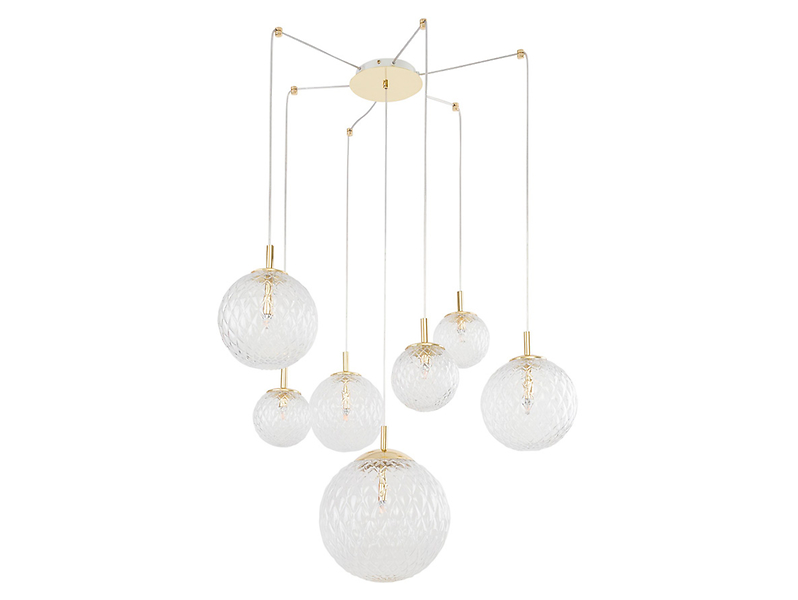 Typ oświetlenia i materiały – Lampa sufitowa z kloszem szklanym