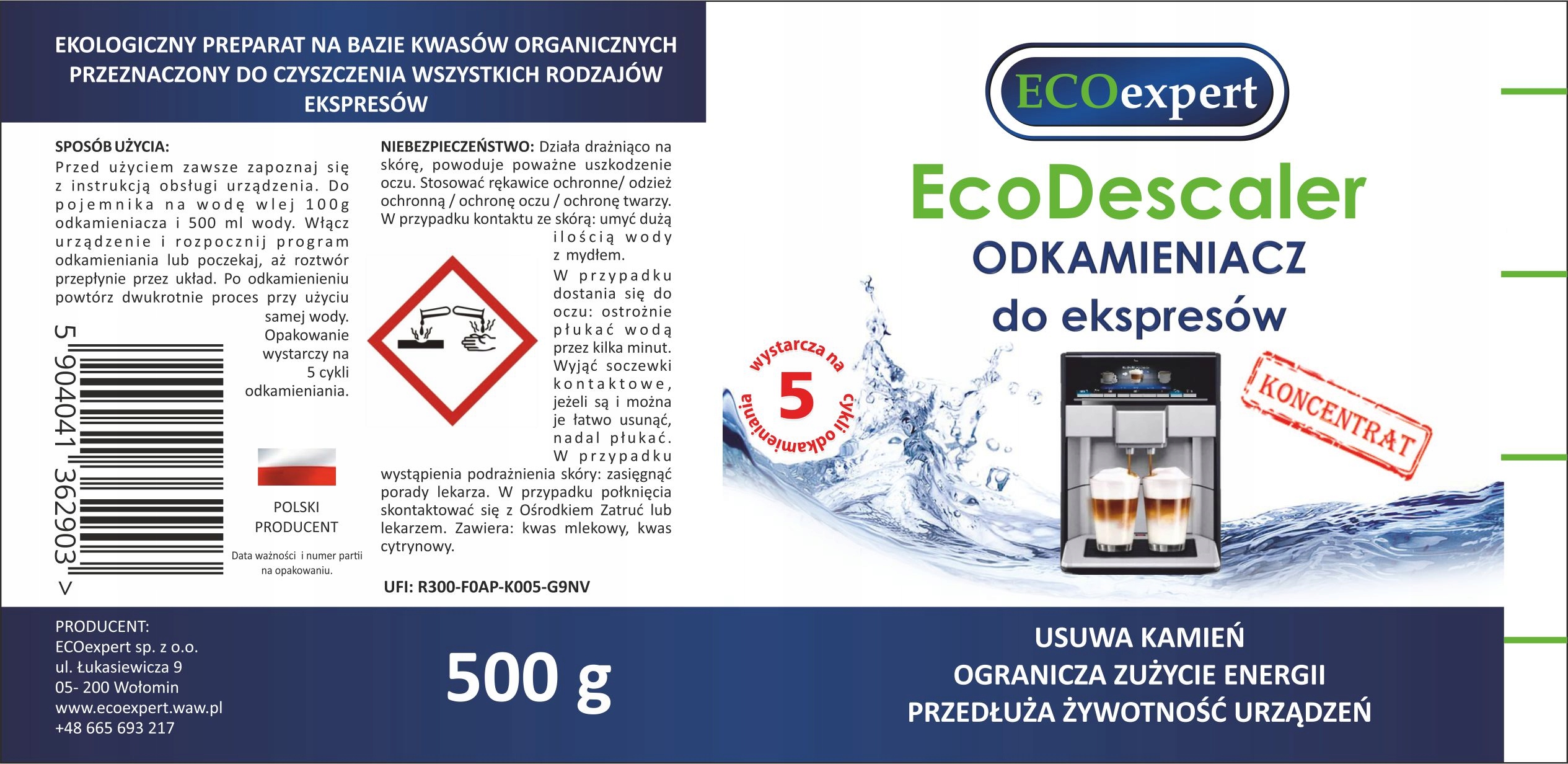 Prosta aplikacja – Jak używać koncentratu EcoDescaler*