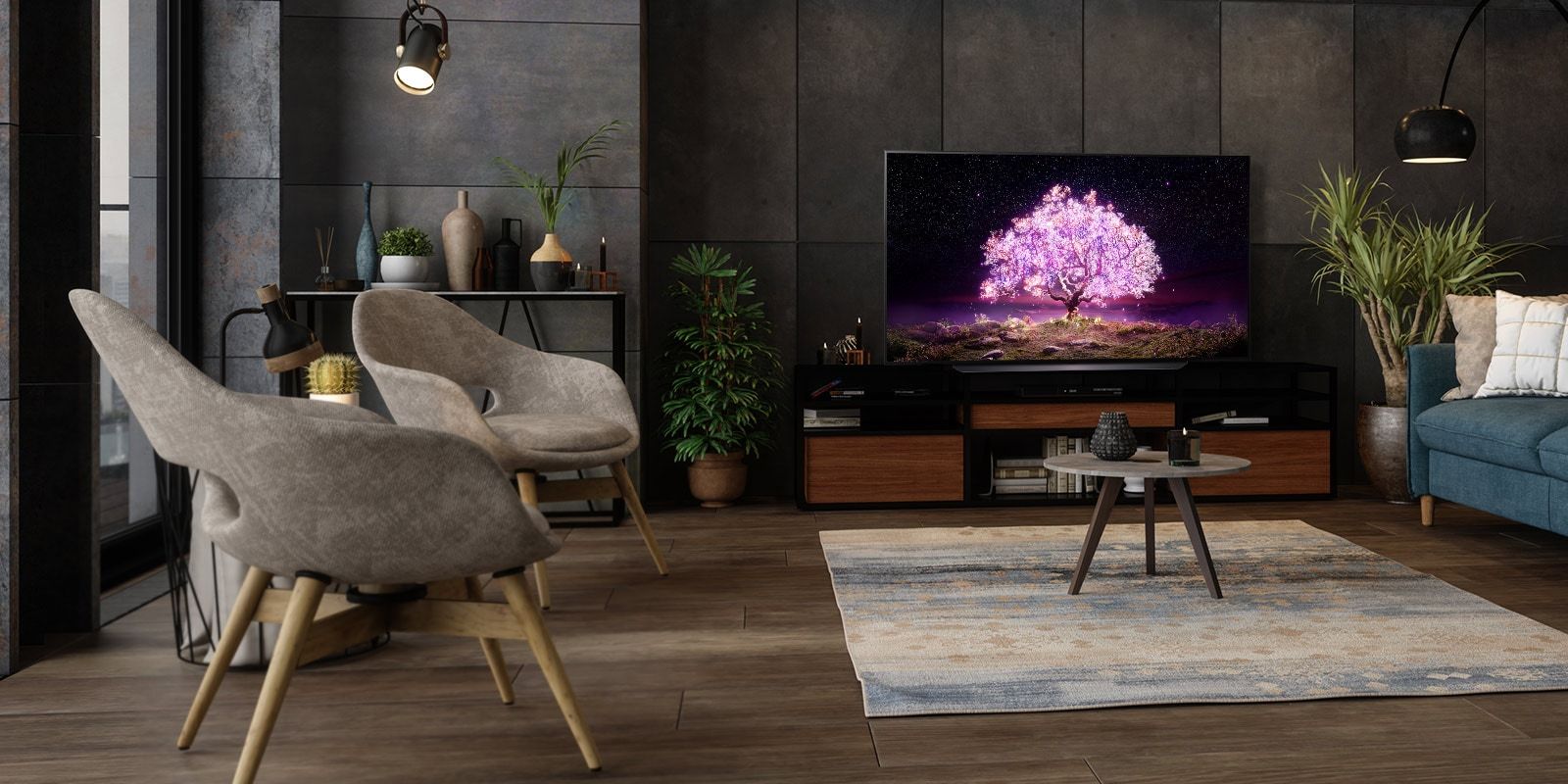 LG OLED65C14LB 65´´ 4K VA OLED TV Czarny