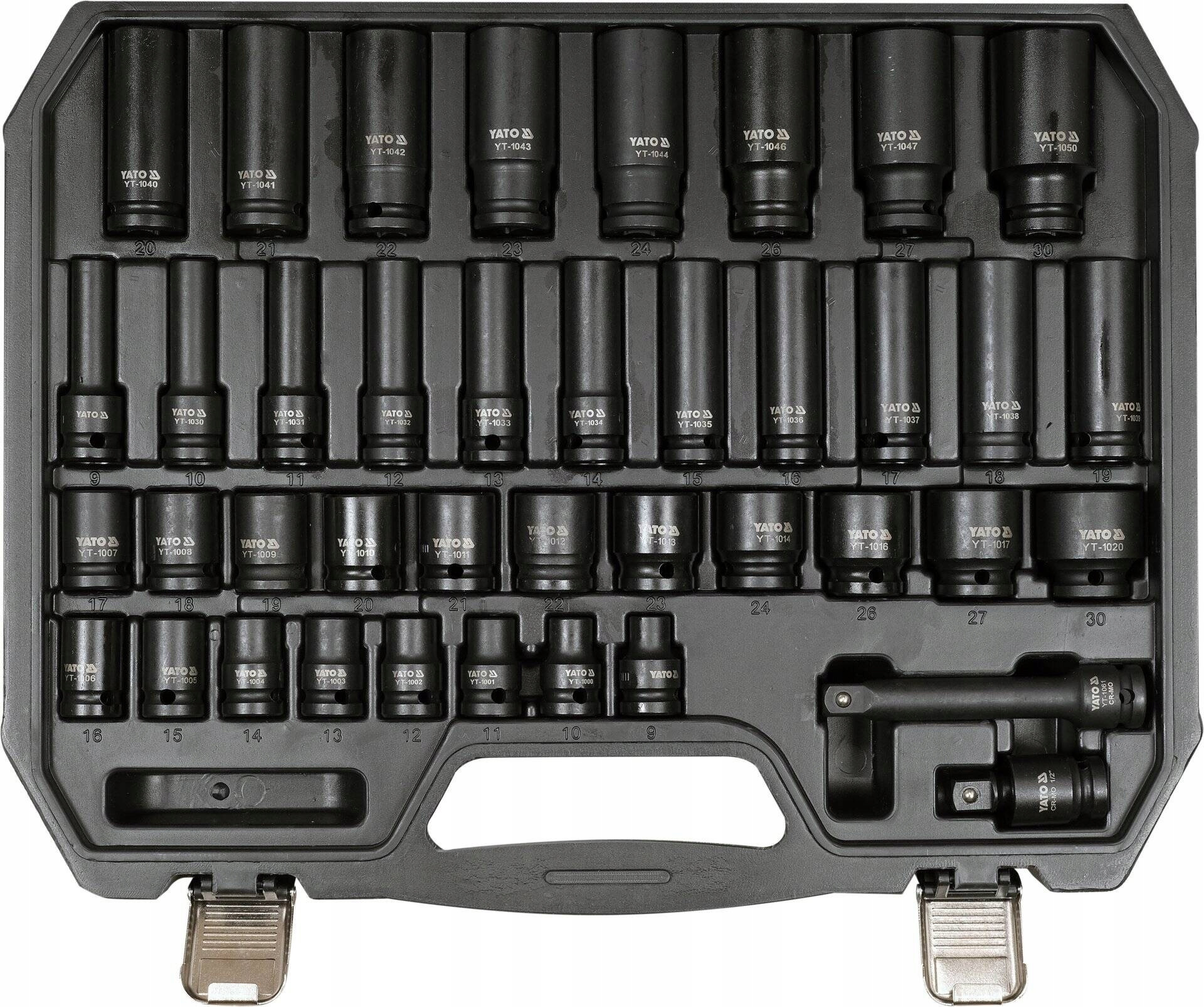 Wytrzymałe nasadki ze stali chromowo-molibdenowej