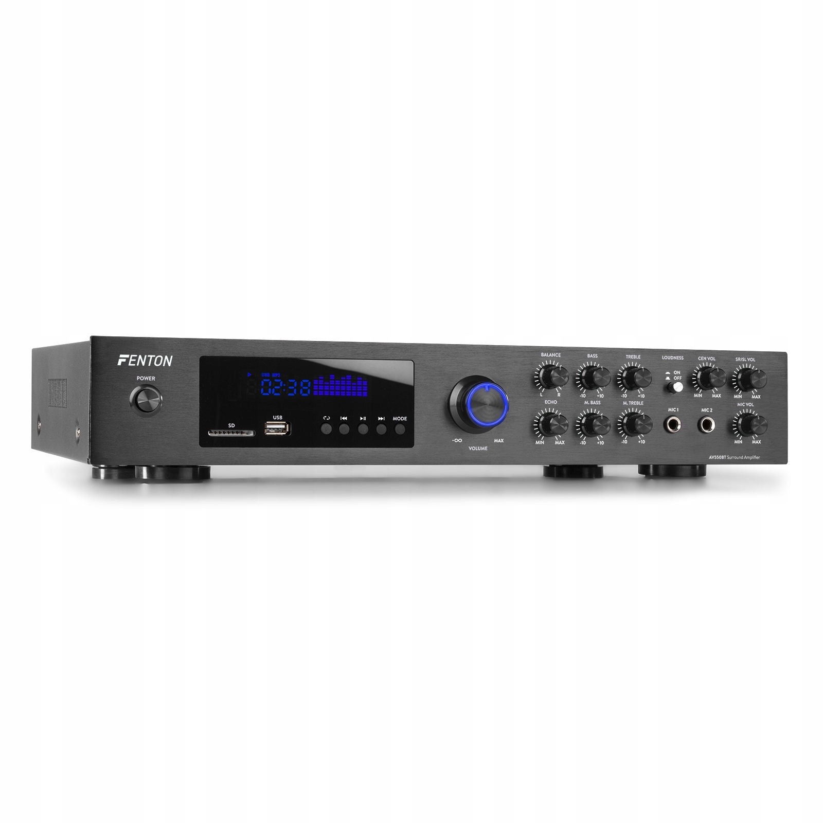 Wzmacniacz kina domowego Surround 5.1 AV550BT – Doskonałe doznania dźwiękowe