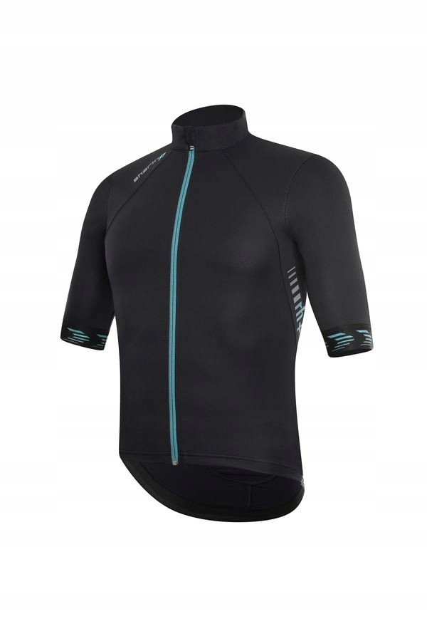 Koszulka rowerowa zeroRH+ Shark Black-Water Green - M – Idealna na każdą trasę