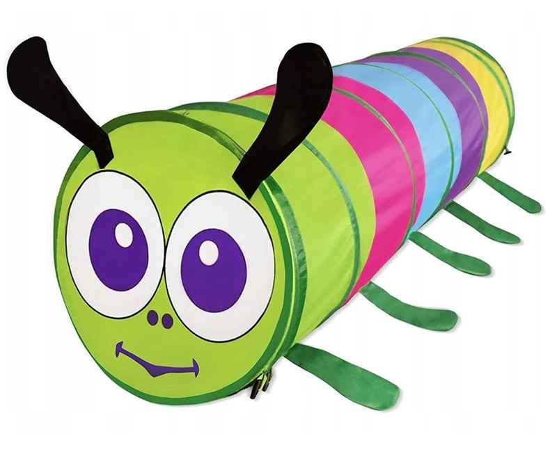 TUNEL DLA DZIECI GĄSIENICA NAMIOT TOR PRZESZKÓD – Idealna zabawa dla najmłodszych