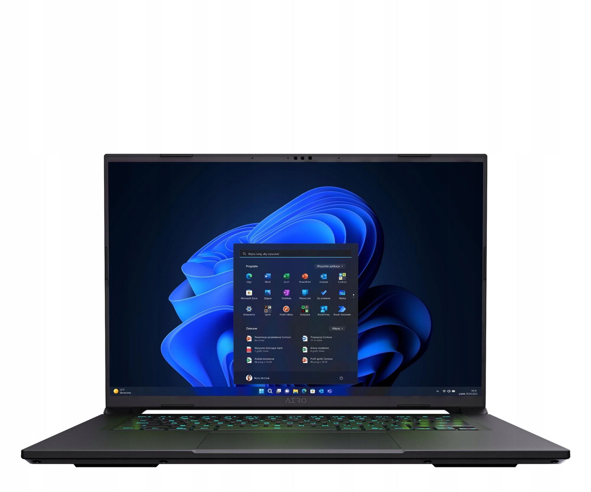 Wyświetlacz IPS 16' z rozdzielczością QHD+