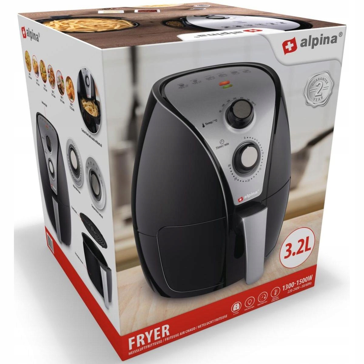 Kompaktowa pojemność 3,2L – Idealna dla małych rodzin