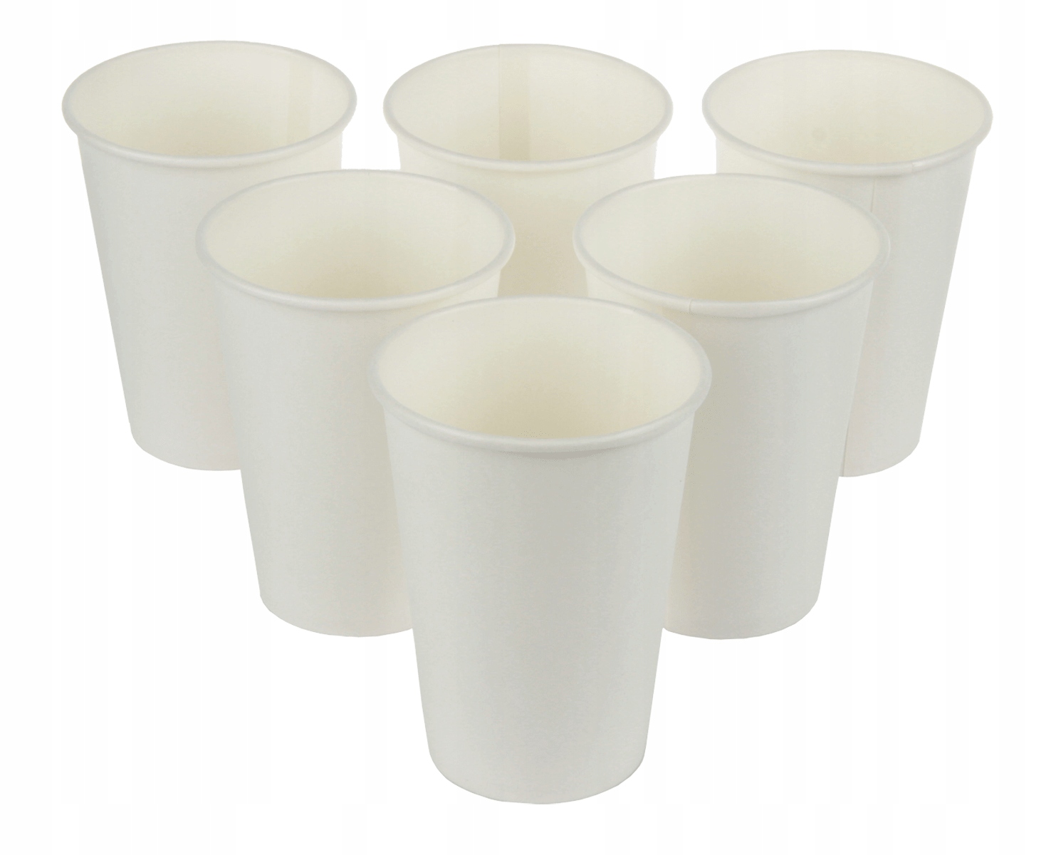 Arpex Kubki papierowe białe 50 szt. – Idealny wybór na każde przyjęcie