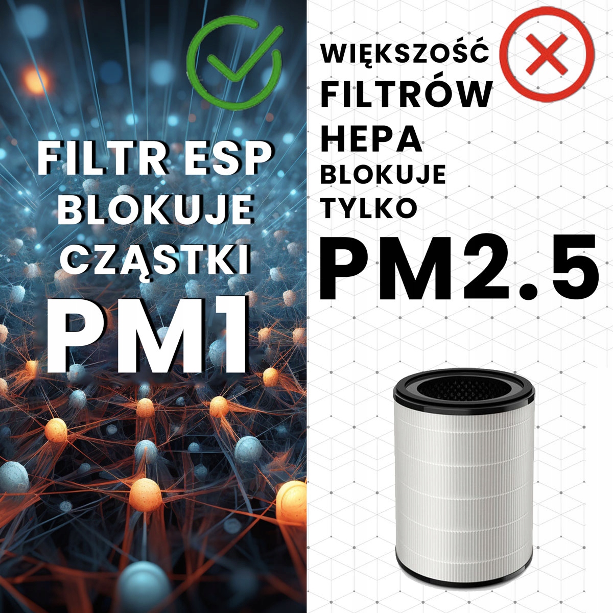 Innowacyjny filtr elektrostatyczny ESP – Bez kosztów eksploatacji