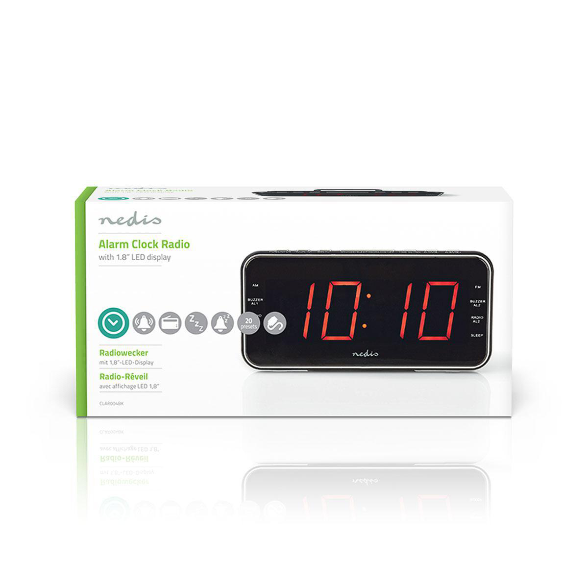 Wbudowany zegar i wyłącznik czasowy (sleep timer)