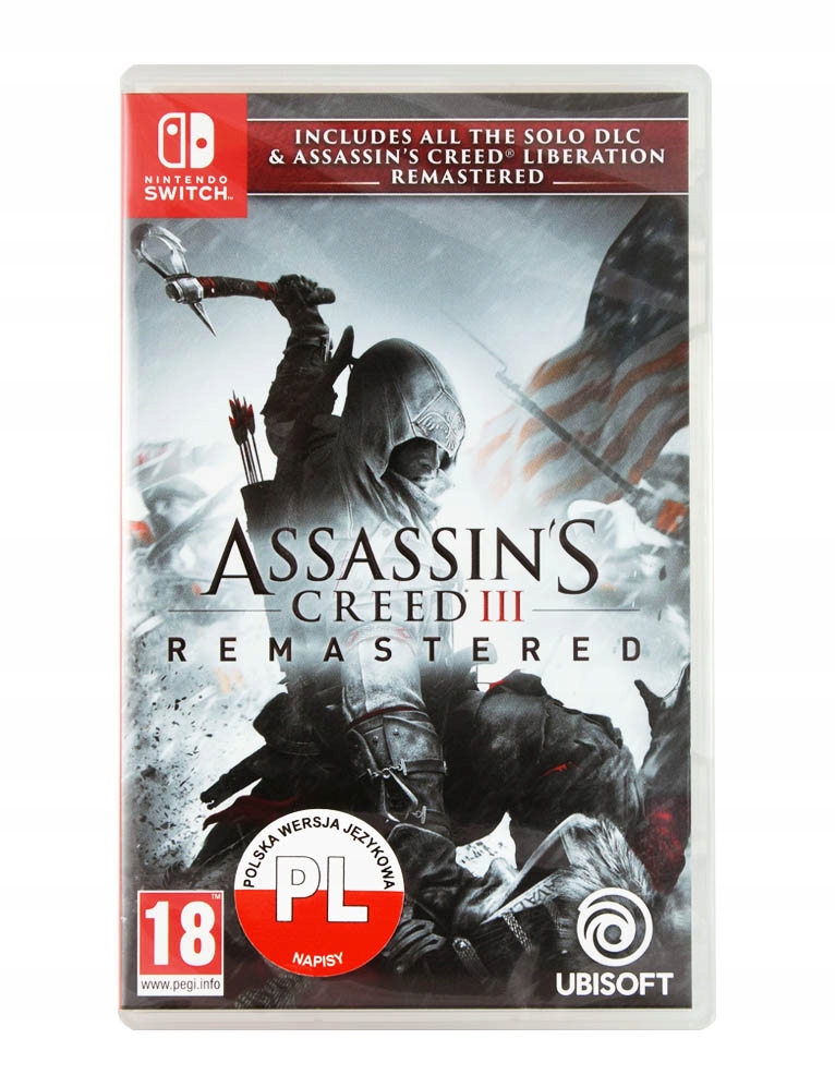 Spele prieks Nintendo Switch – Assassin's Creed III + Liberation Remastered – Przeżyj epicką przygodę