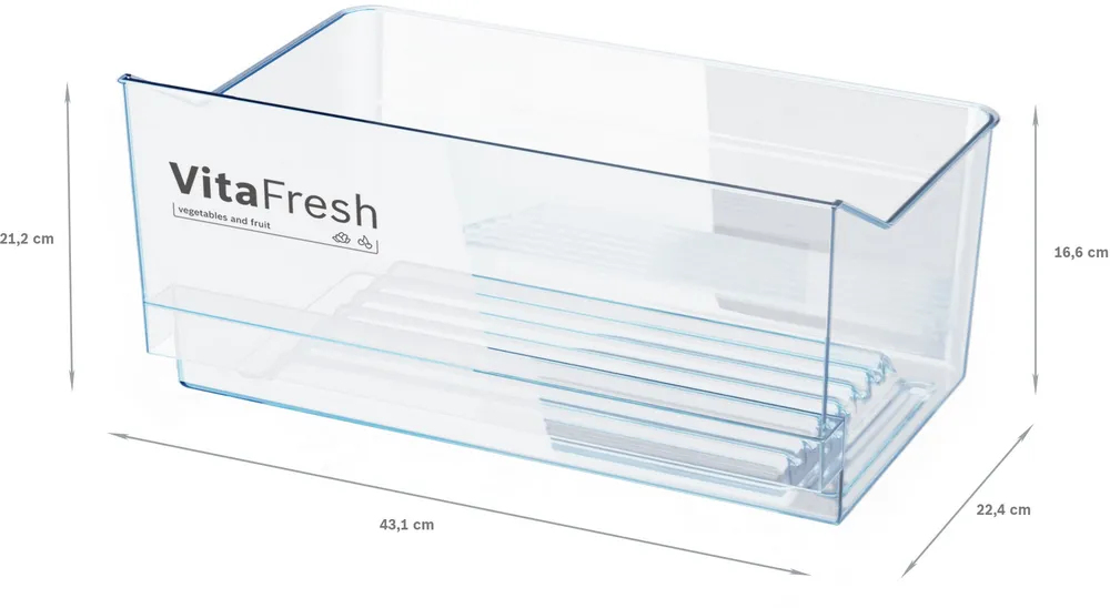 Poziom hałasu 39 dB – Cicha praca lodówki