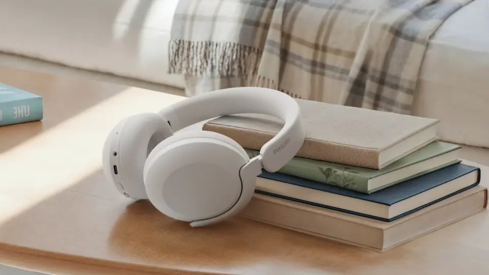 Słuchawki bezprzewodowe nauszne Philips TAH6000WT – Doskonałe brzmienie w każdym miejscu