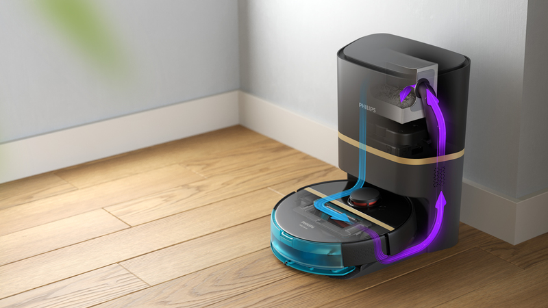 Robot sprzątający PHILIPS HomeRun 7000 XU7100/01 – Twoje wsparcie w codziennym sprzątaniu