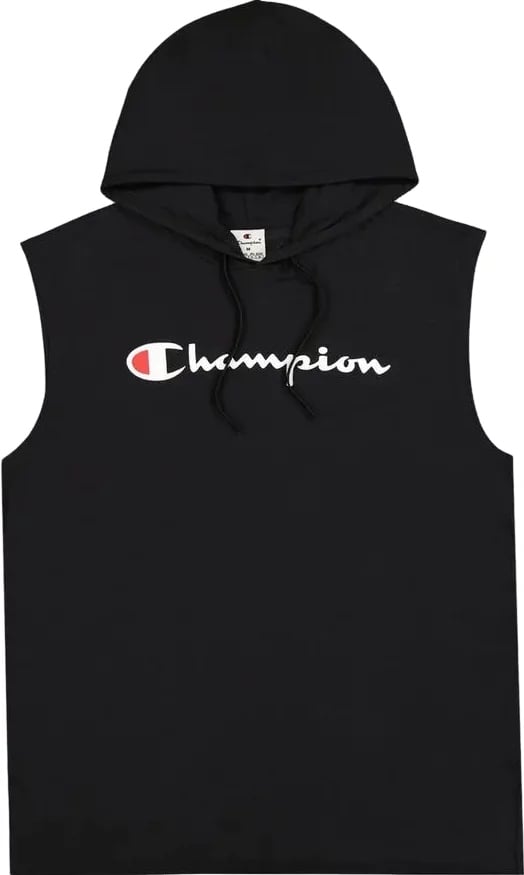 Koszulka męska Champion Hooded Tee czarna 220777 KK001 – Styl i komfort na co dzień