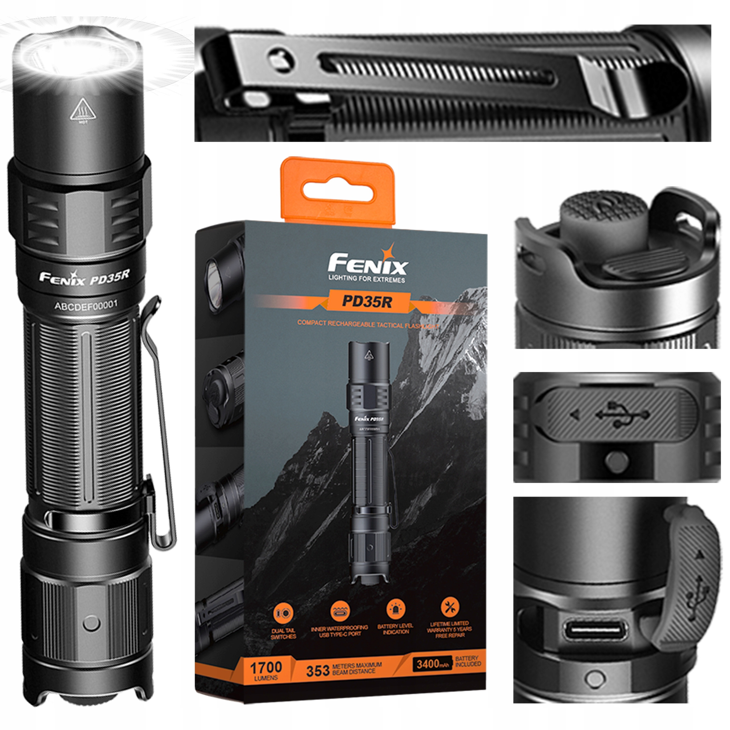 6 trybów świecenia dostosowanych do Twoich potrzeb