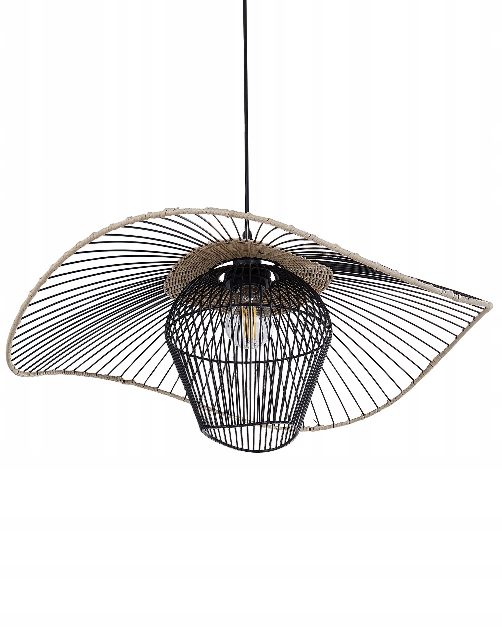 Wysokiej jakości materiały – Rattan i żelazo w jednym produkcie