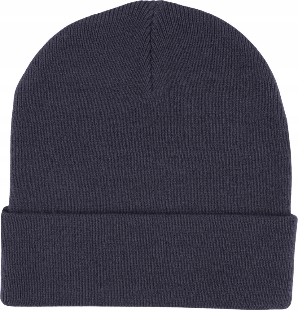 Wygodny krój beanie z prążkowaną strukturą