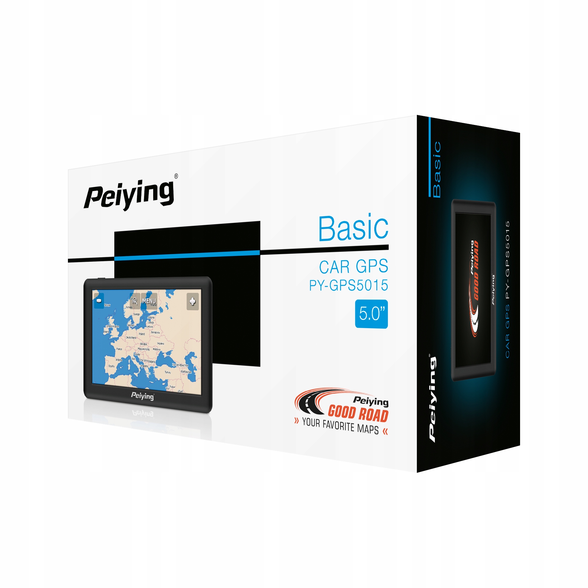 Nawigacja GPS Peiying Basic PY-GPS5015 + Mapa – Twoje niezawodne wsparcie w podróży