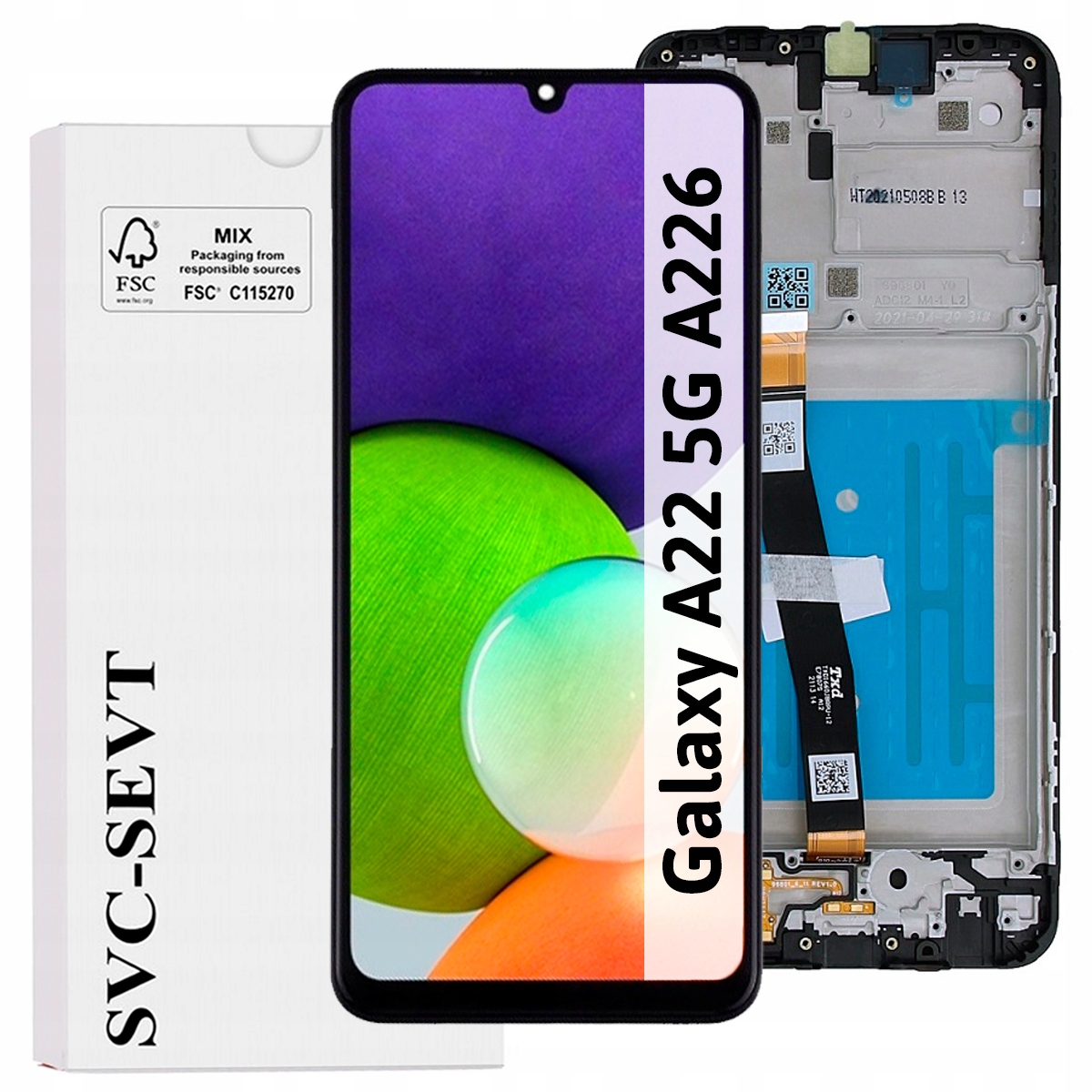 Wyświetlacz Oryginalny w Ramce do Samsung Galaxy A22 5G – Idealne rozwiązanie dla Twojego smartfona