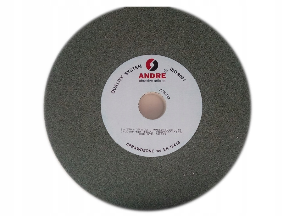 ANDRE ŚCIERNICA PŁASKA 250mm x 25mm x 32mm 99C60K7VC01-35 ZIELONA* 'TYP 1' – Wysoka jakość i wydajność