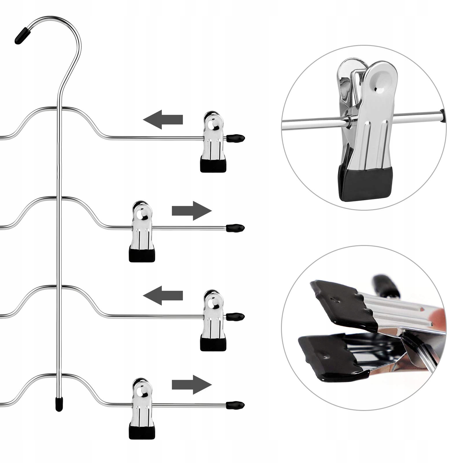 Klipsy powlekane PCV – Bezpieczne trzymanie odzieży