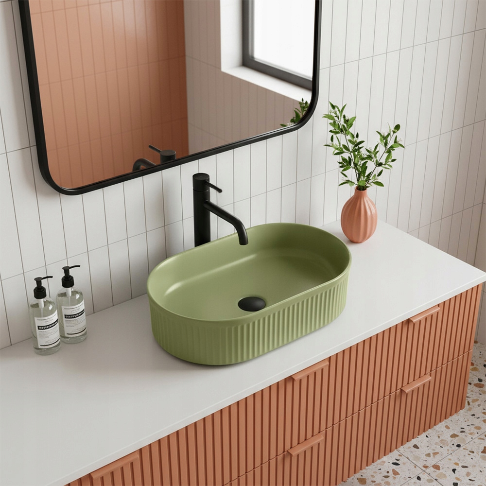 Kształt i funkcjonalność: Okrągła umywalka bez otworu na baterię