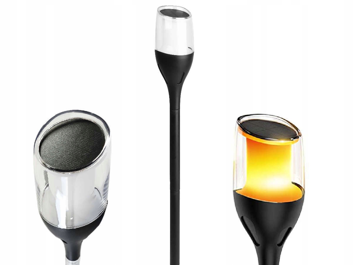 Solarny Słupek Ogrodowy LED PŁOMIEŃ SSO-1 1600K – Oświetlenie, które tworzy atmosferę
