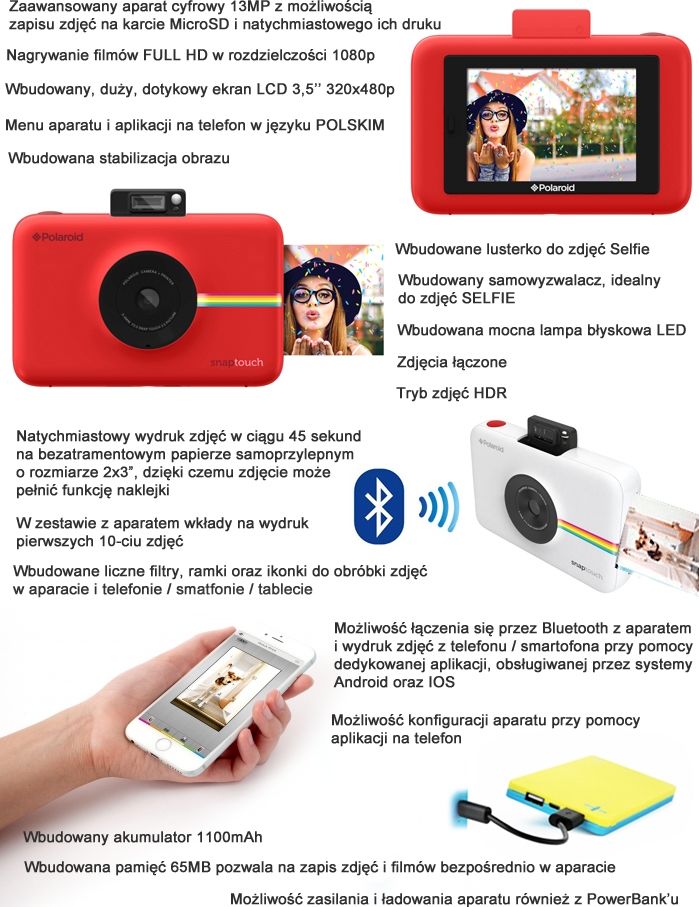Polaroid Snap Touch
