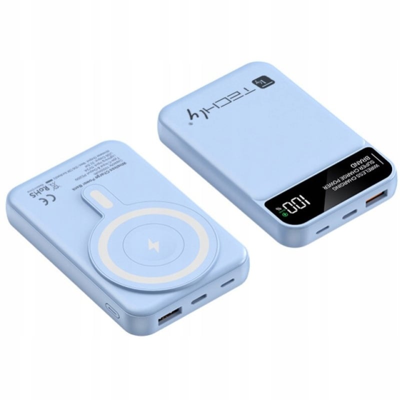 Ładowarka Power Bank 10 000 mAh Bezprzewodowy Magnetyczny – Wygodne zasilanie w podróży