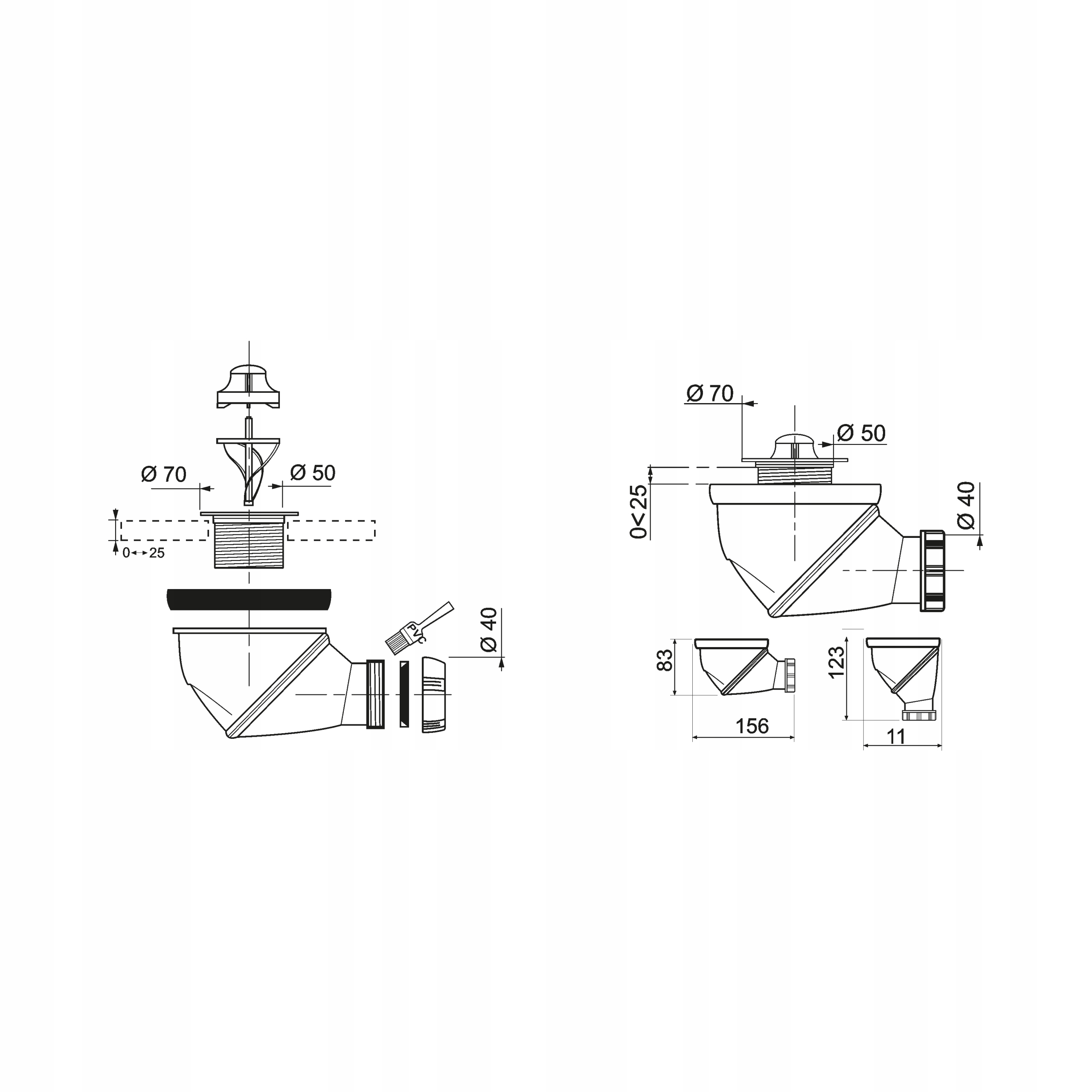 Kompaktowa konstrukcja z wyjmowanym filtrem