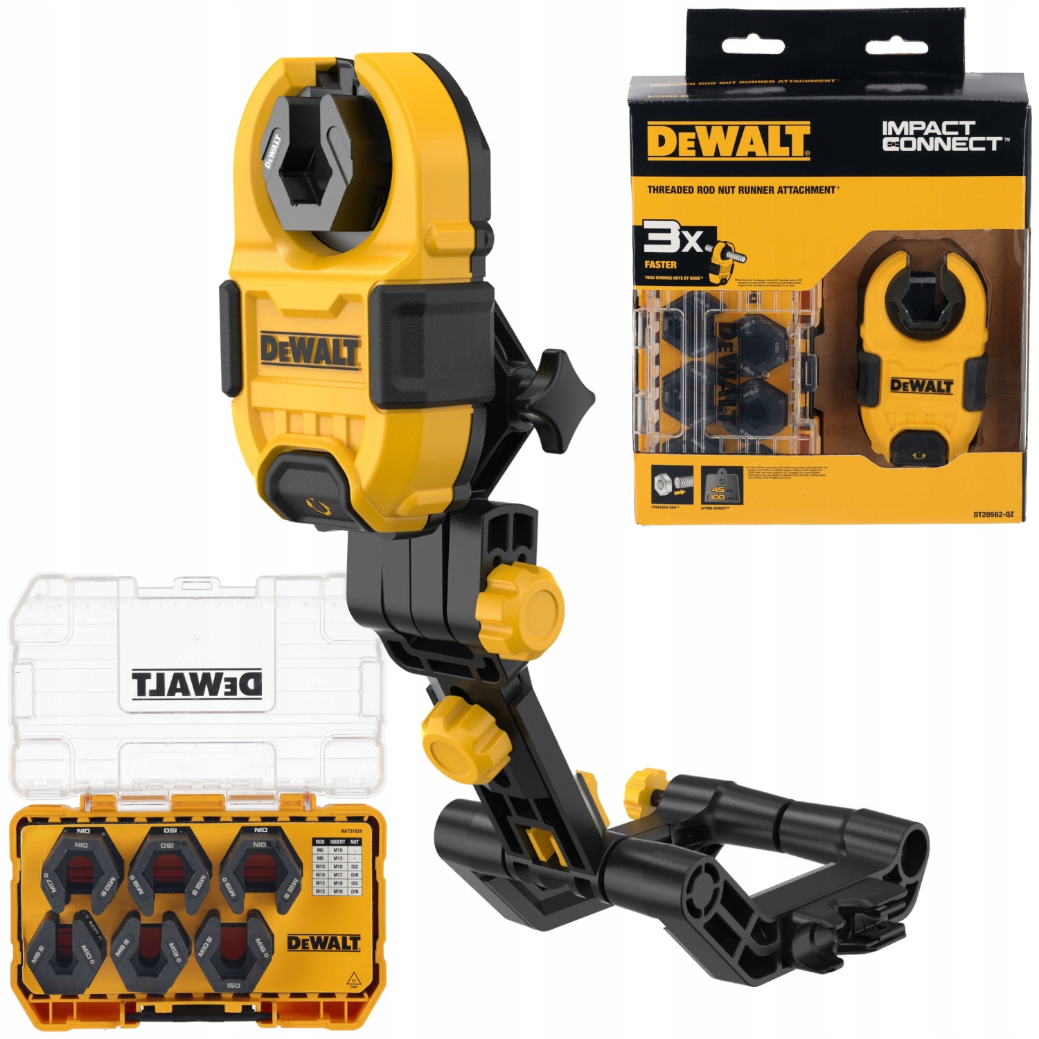 Przystawka udarowa do prętów gwintowanych DeWALT DT20562 – Wydajność i wygoda w pracy