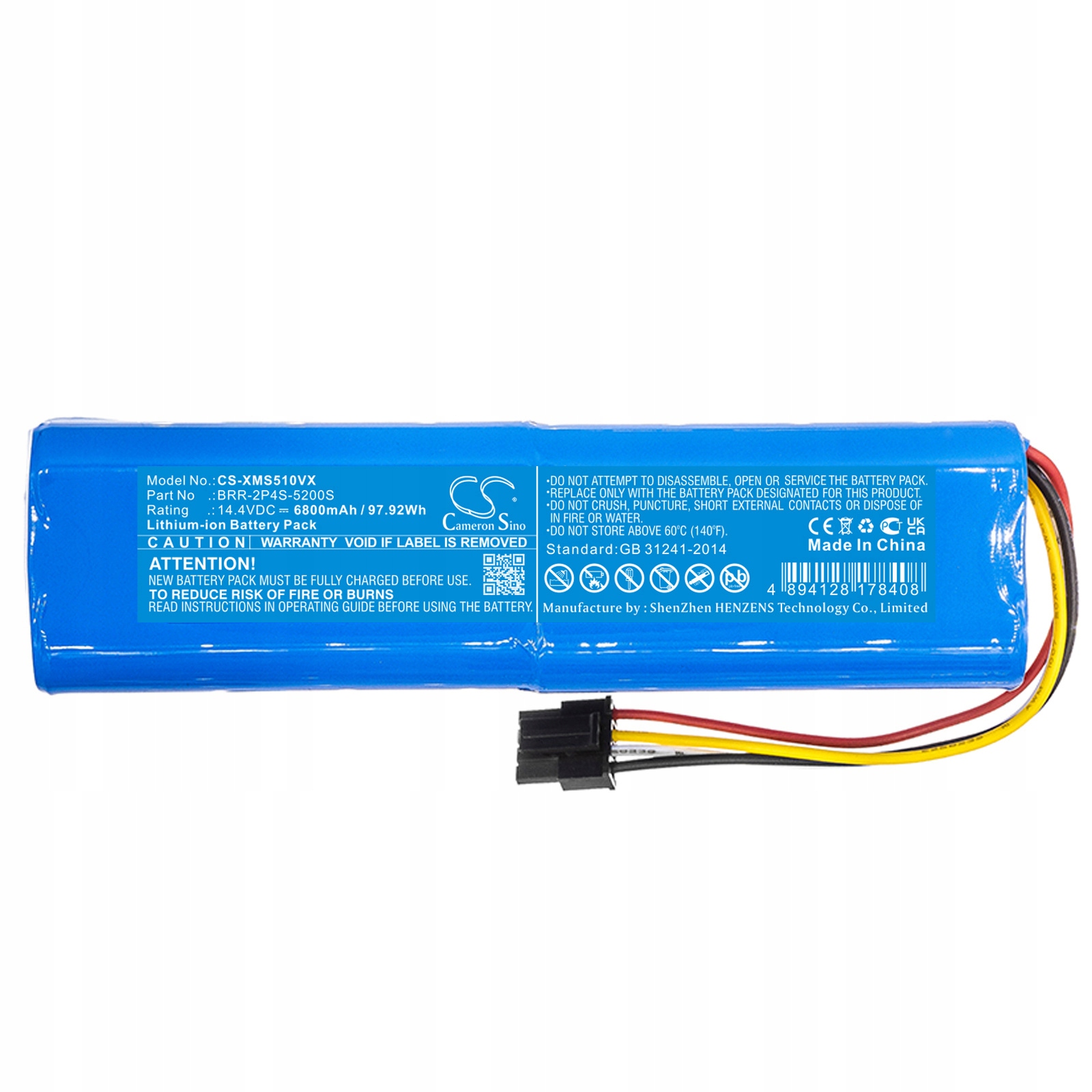 Pojemność 6800 mAh – Długotrwała moc
