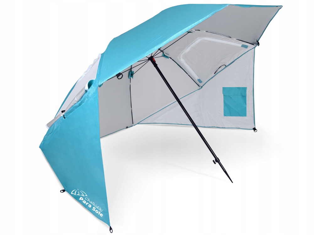 Parasol Plażowy Chalkidiki Para Sole UPF 50+ – Idealny na Plażę i do Ogrodu