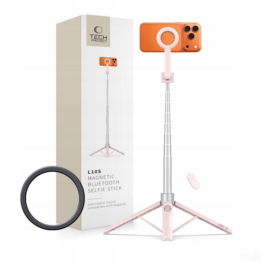 TECH-PROTECT L10S Magsafe Bluetooth Selfie Stick Tripod – Twój idealny towarzysz do zdjęć i filmów