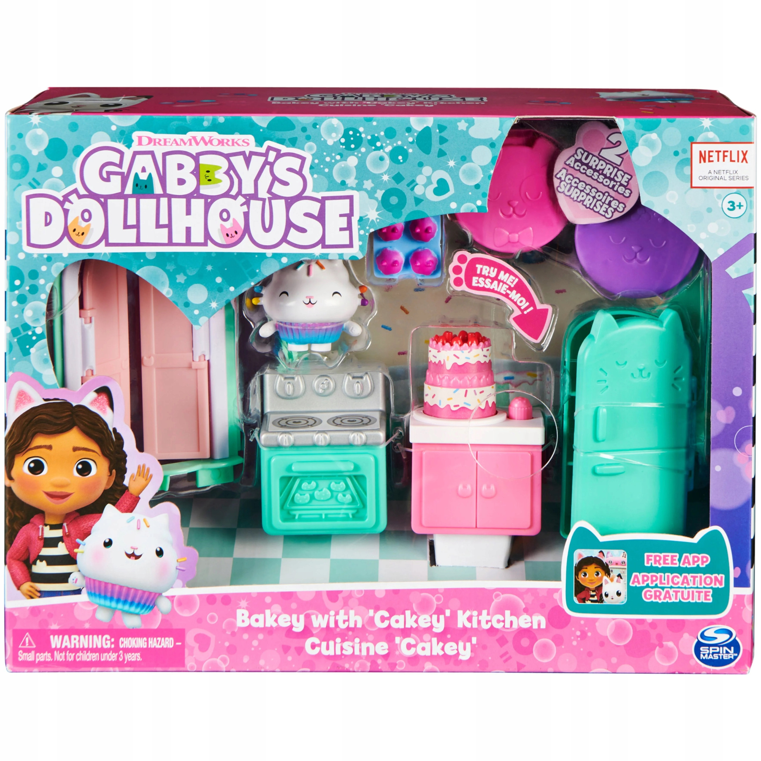 Spin Master Gabbys Dollhouse Deluxe Room Kitchen – Magiczna zabawa w kuchni