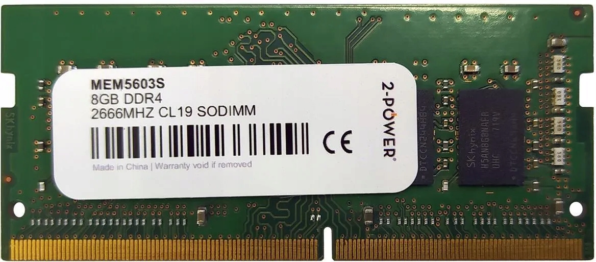 Nowa Pamięć RAM 2-Power 8GB DDR4 2666 MHz PC4-21300 SODIMM CL19 – Wydajność dla Twojego laptopa