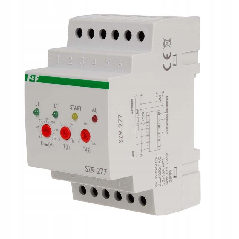 Wymiary i montaż na szynie DIN