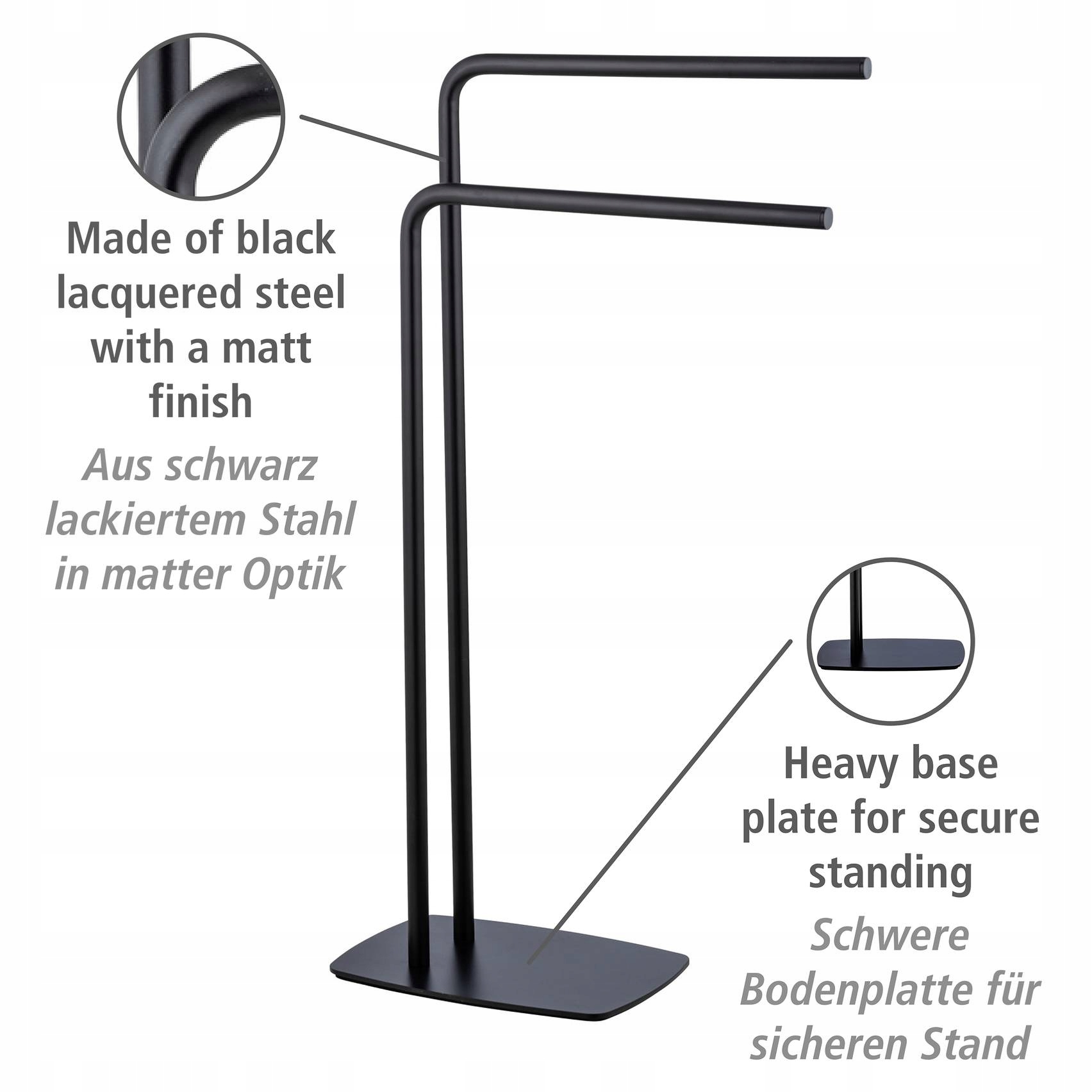 Wolnostojące akcesorium łazienkowe – łatwość przenoszenia i użytkowania