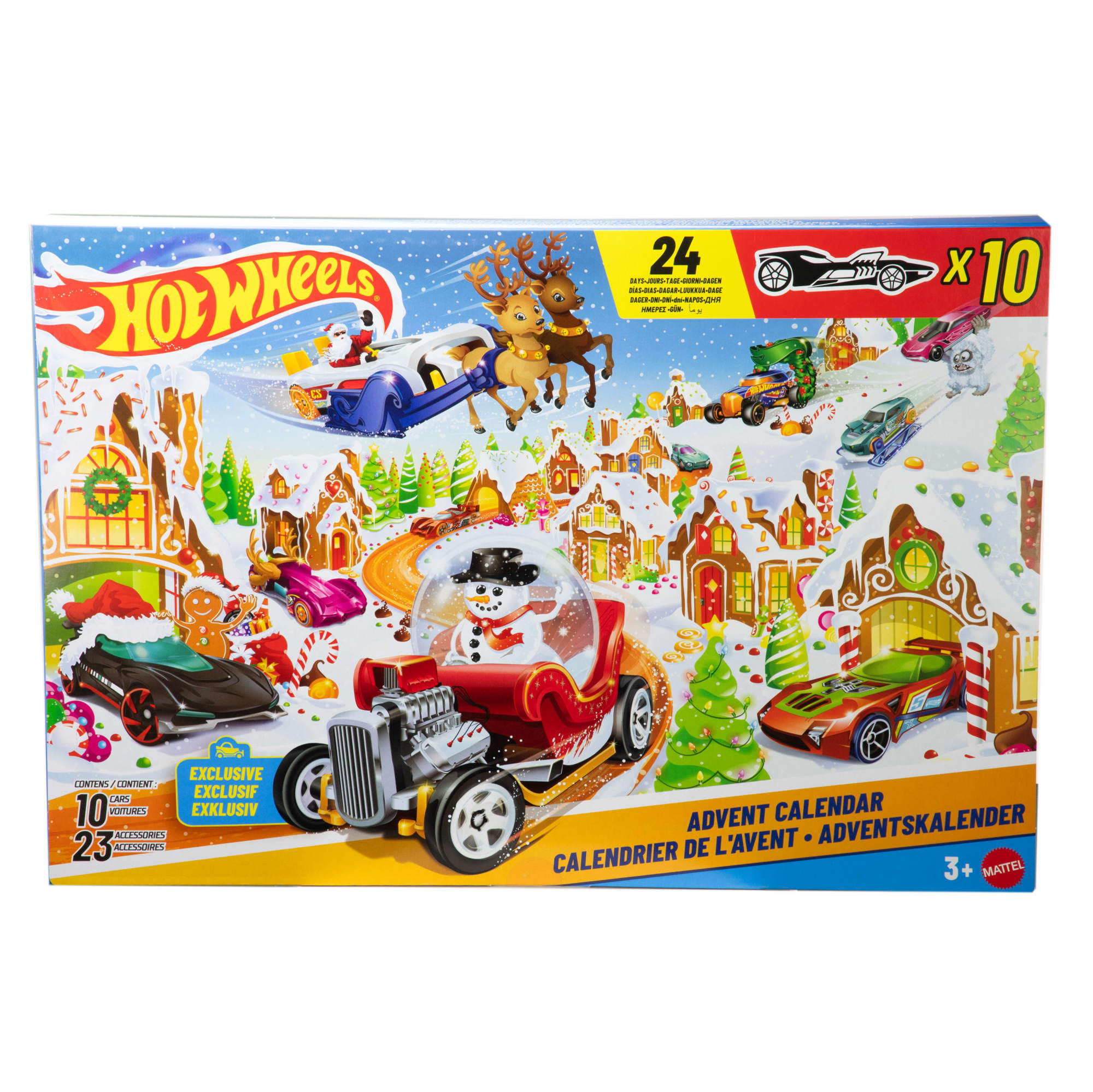 Kalendarz adwentowy Hot Wheels 2025 – Świąteczna zabawa z samochodzikami