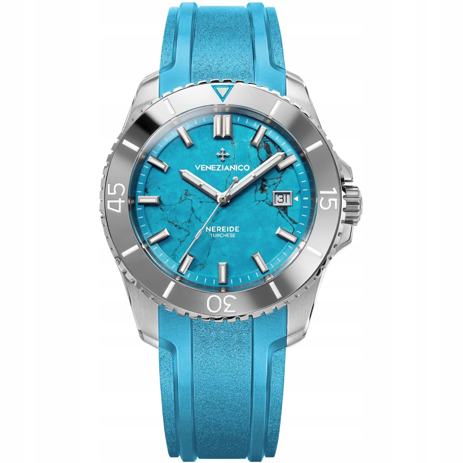 Zegarek męski Venezianico 4521547 – Klasyka w niebieskim stylu