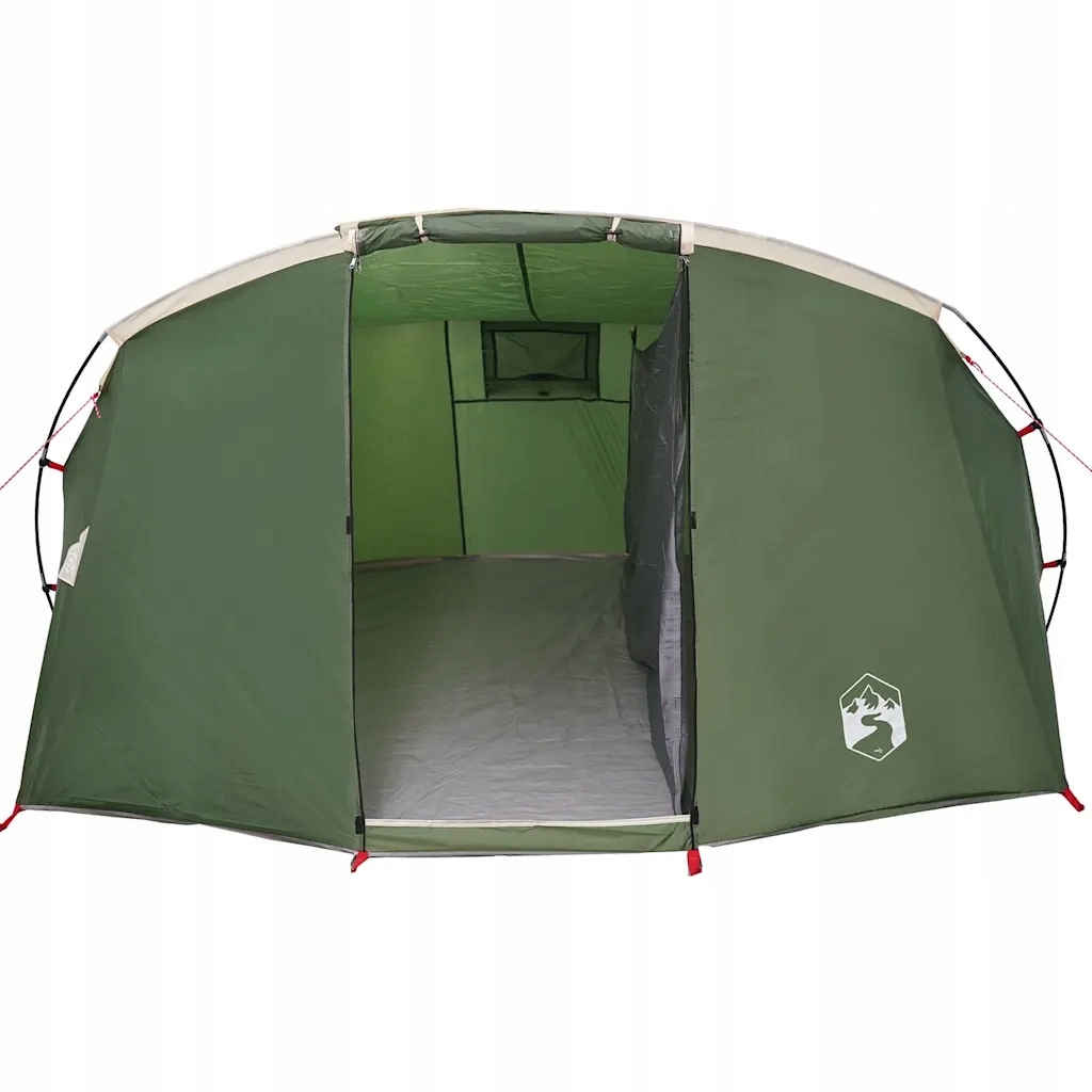 Namiot tunelowy vidaXL dla 4 osób – Zielony i Biały 318 x 275 x 140 cm