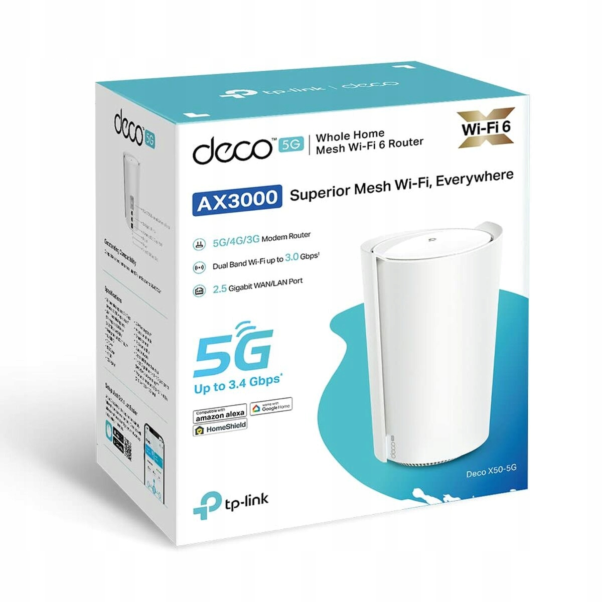 Router 5G TP-LINK Deco X50 5G AX3000 – Szybkie i stabilne połączenie