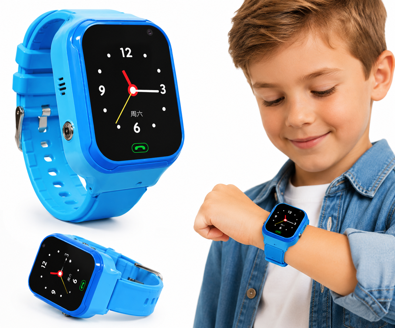 Smartwatch dla dzieci LT36 4G – Bezpieczny kontakt i nowoczesny design