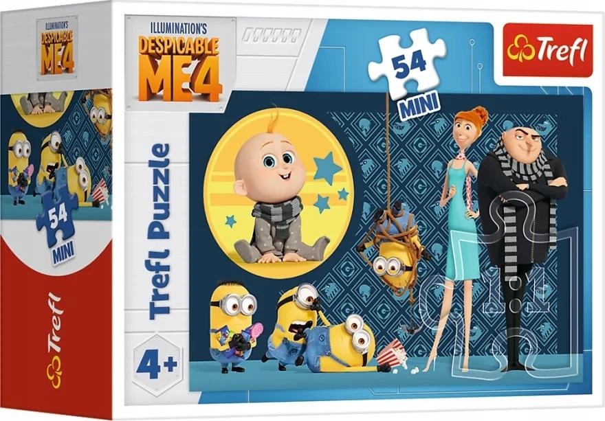 Puzzle 54 mini - Z Minionkami fajnie jest! 4 TREFL – Radość z układania dla najmłodszych