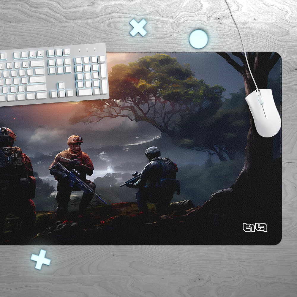 Duży rozmiar 90x40 cm – swoboda ruchów w pracy i grze