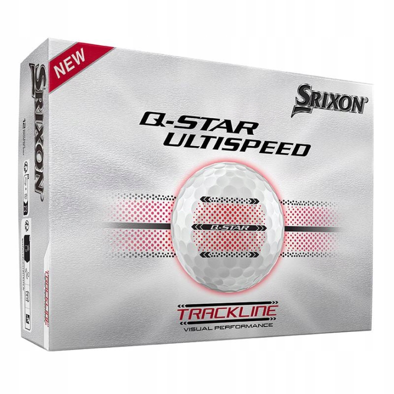 Piłki golfowe SRIXON Q-STAR ULTISPEED TRACKLINE – Maksymalizacja dystansu na polu golfowym