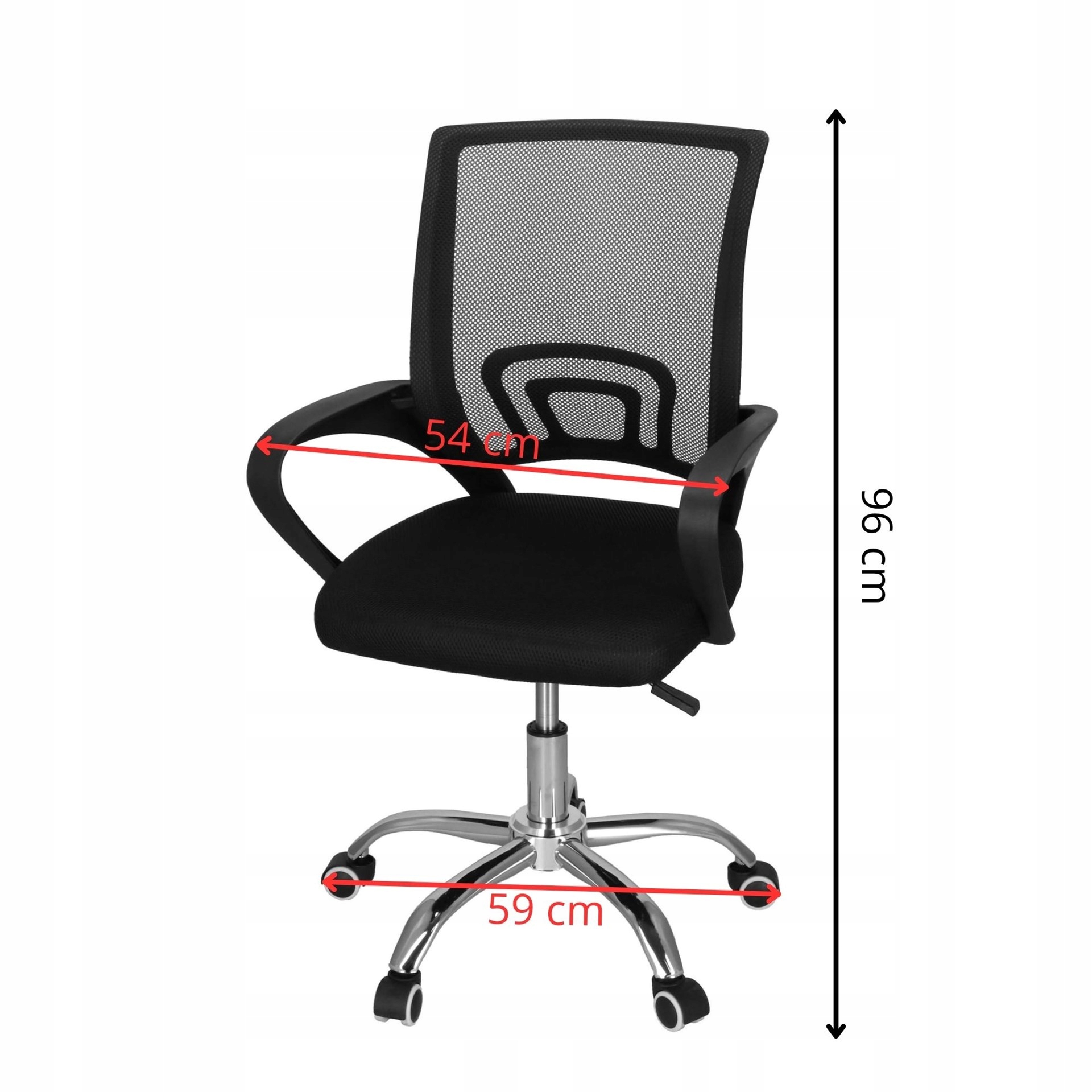 Wygodne podłokietniki i wsparcie lędźwiowe