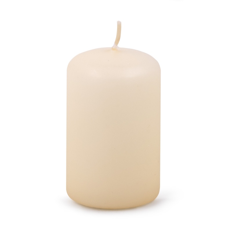 Świeca słupek DONAU HOME, 50x80 mm, kremowa – Elegancja w Twoim wnętrzu