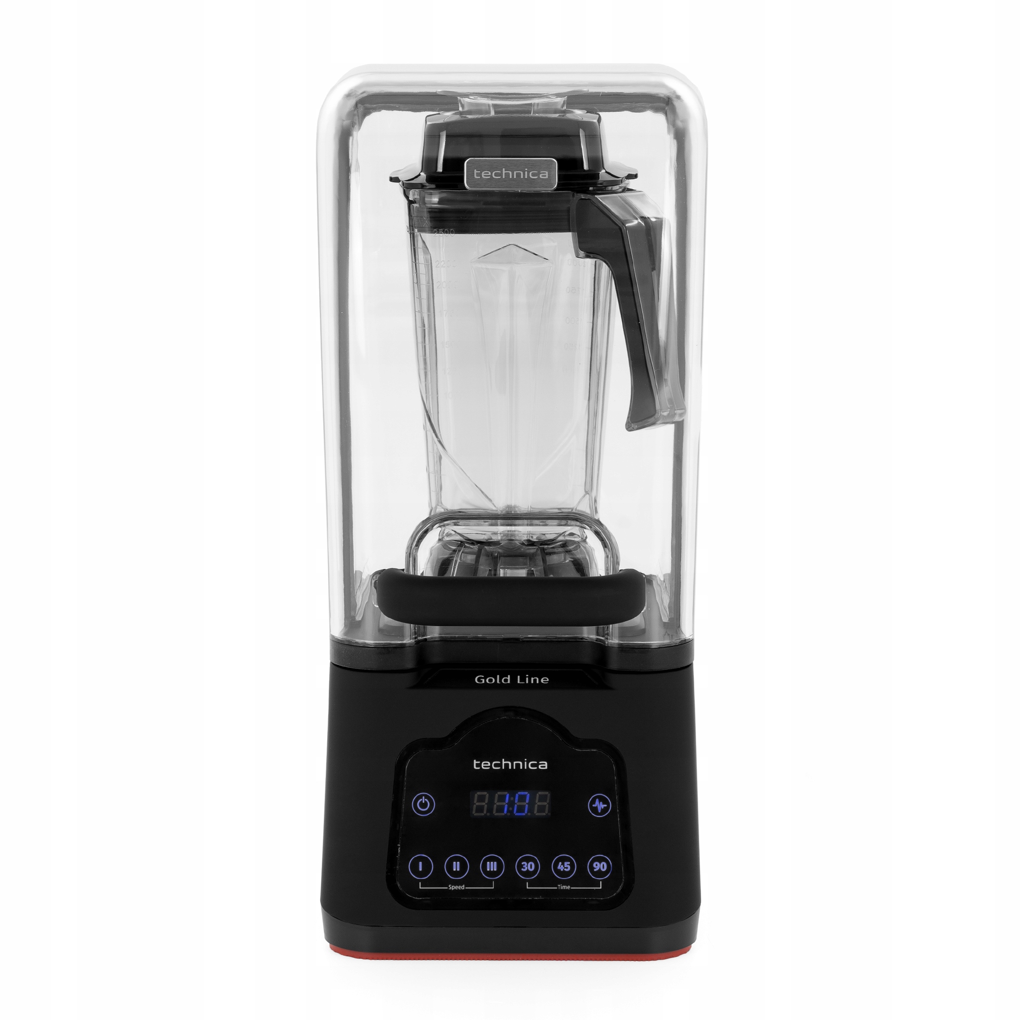Blender barmański kielichowy z obudową tłumiącą hałas i cyfrowym panelem sterowania 1,68 kW, 230 V, 2,5 l | TECHNICA, Gold Line