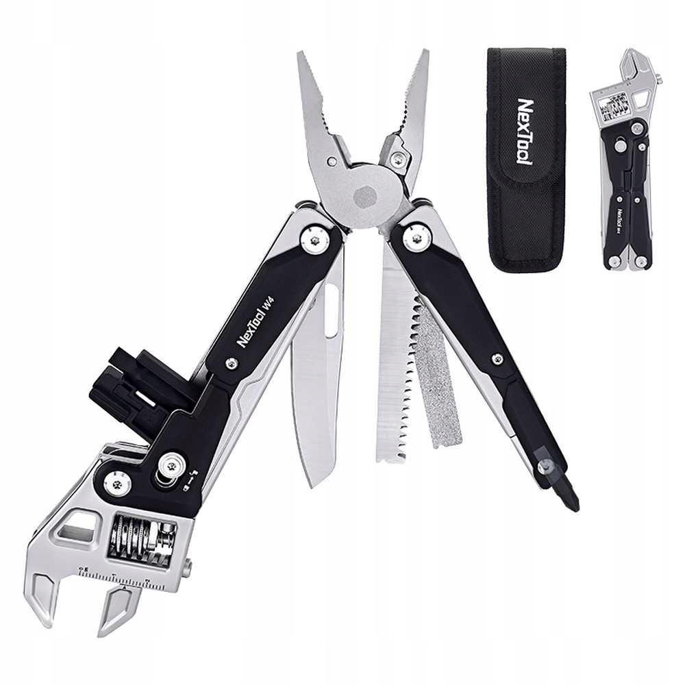 Multitool NexTool W4 11w1 z kluczem nastawnym typu francuz – Wszechstronność w Twoich rękach