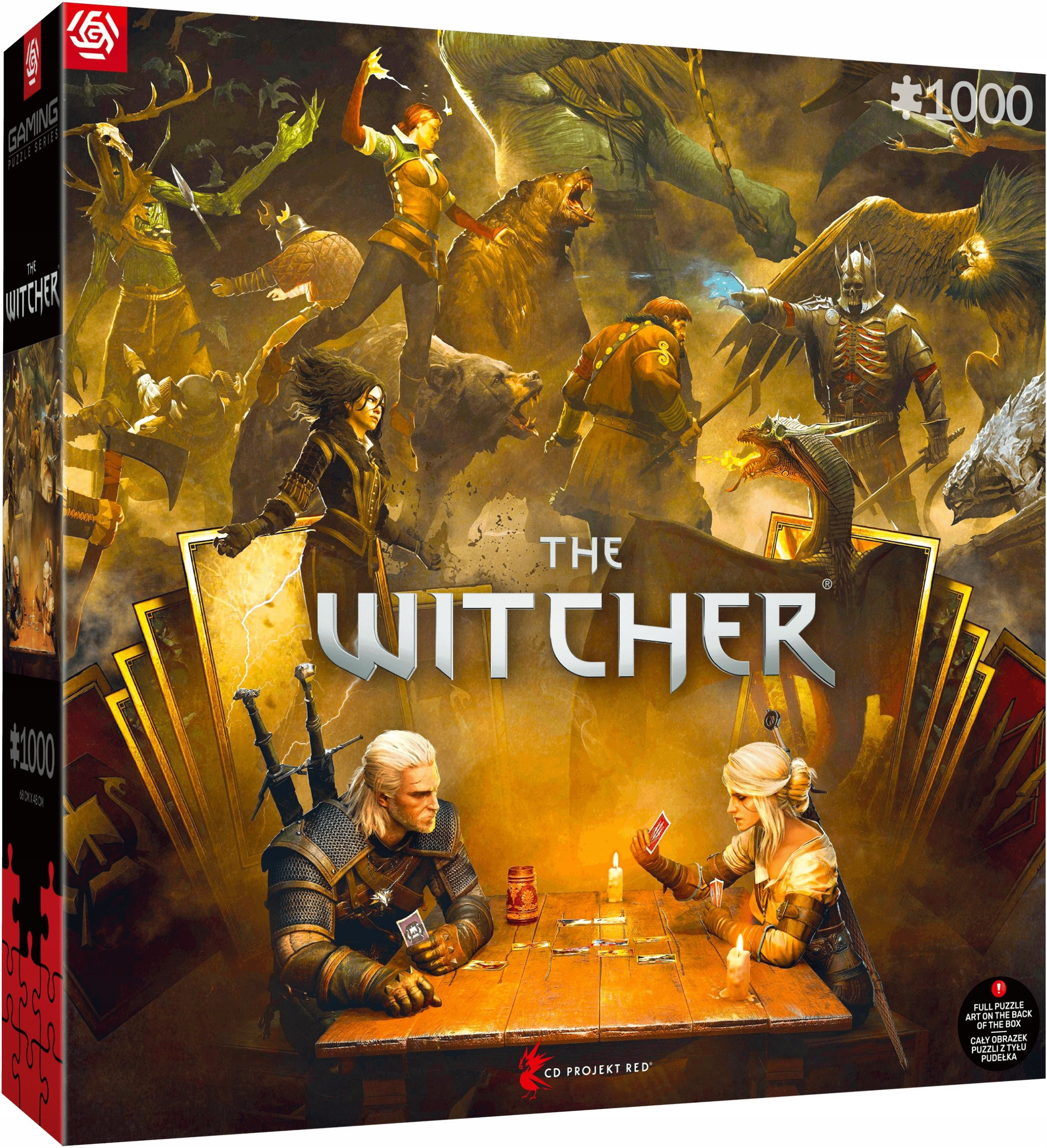 Puzzle Good Loot Gaming: Wiedźmin - Graj w Gwent z 1000 elementów